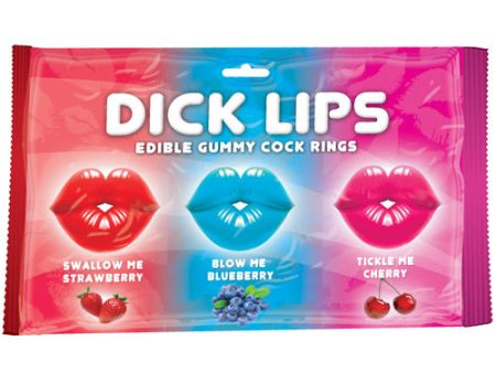 Dicklips Edible Gummy Cock Rings Discount