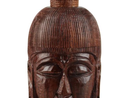 3  Teak Wood Buddha Container w Screw Top Online Hot Sale