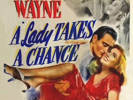 A Lady Takes A Chance (1943) - John Wayne  Colorized Version For Cheap