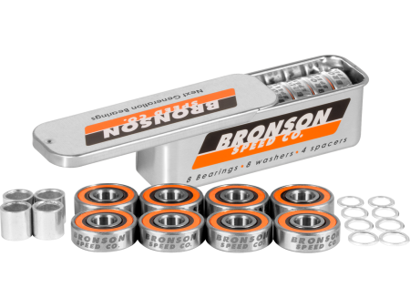 Bronson Speed Co. G3 Bearings Single Set Tin For Discount